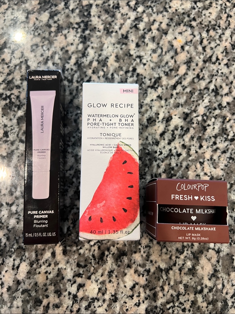 Laura Mercier, Glow Recipe and ColourPop Lip mask Bundle